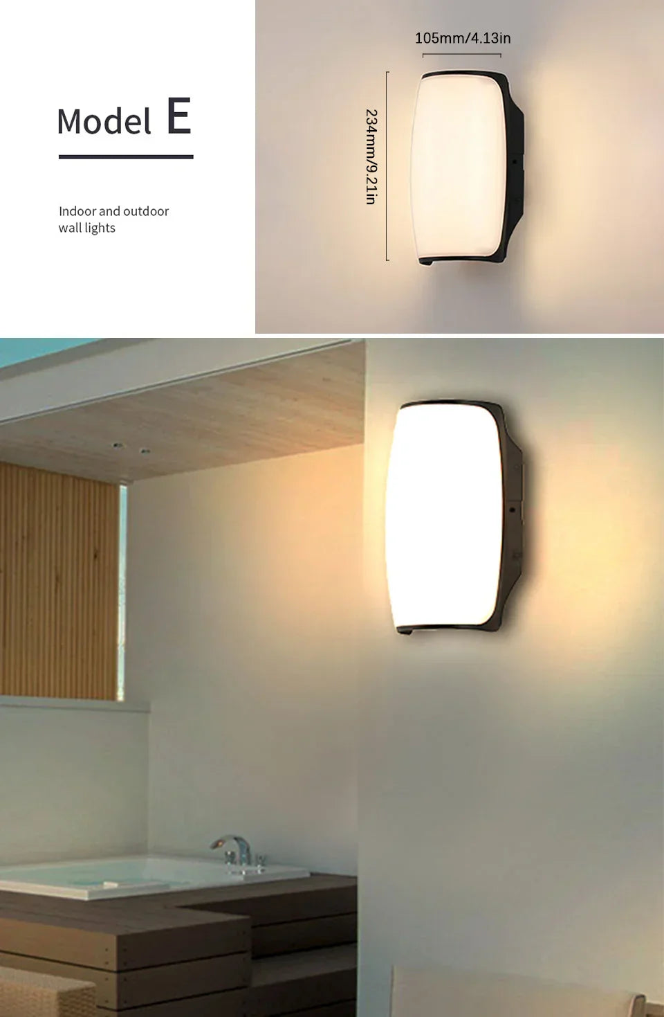 DecorBites™ Motion Sensor Outdoor Wall Light - Waterproof, Modern
