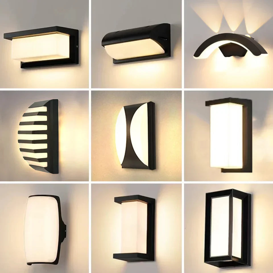 DecorBites™ Motion Sensor Outdoor Wall Light - Waterproof, Modern