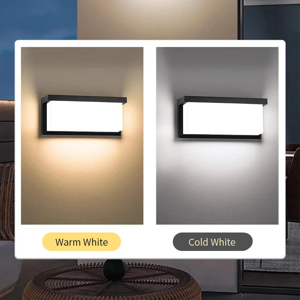 DecorBites™ Motion Sensor Outdoor Wall Light - Waterproof, Modern