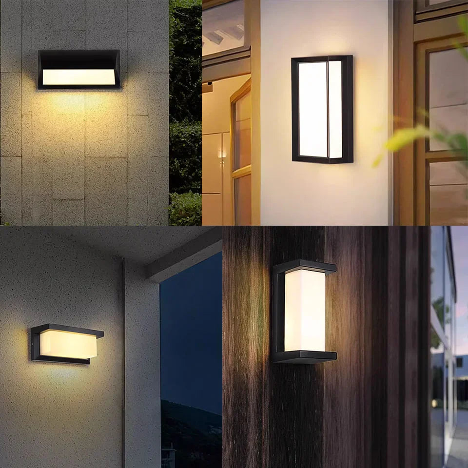 DecorBites™ Motion Sensor Outdoor Wall Light - Waterproof, Modern