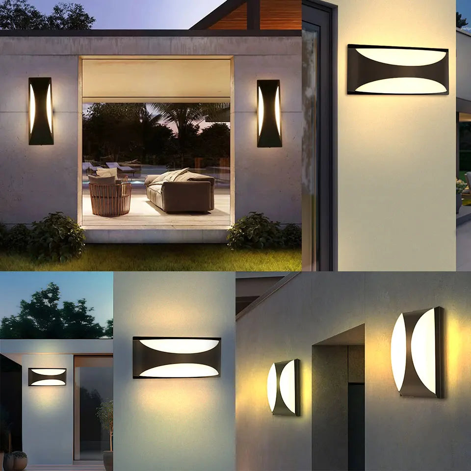 DecorBites™ Motion Sensor Outdoor Wall Light - Waterproof, Modern
