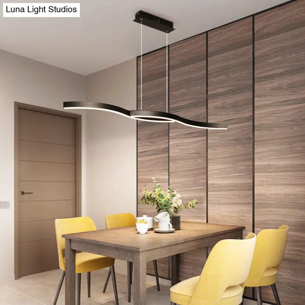 DecorBites™ Nahiya - Modern LED Hanging Light Fixture for Dining Room