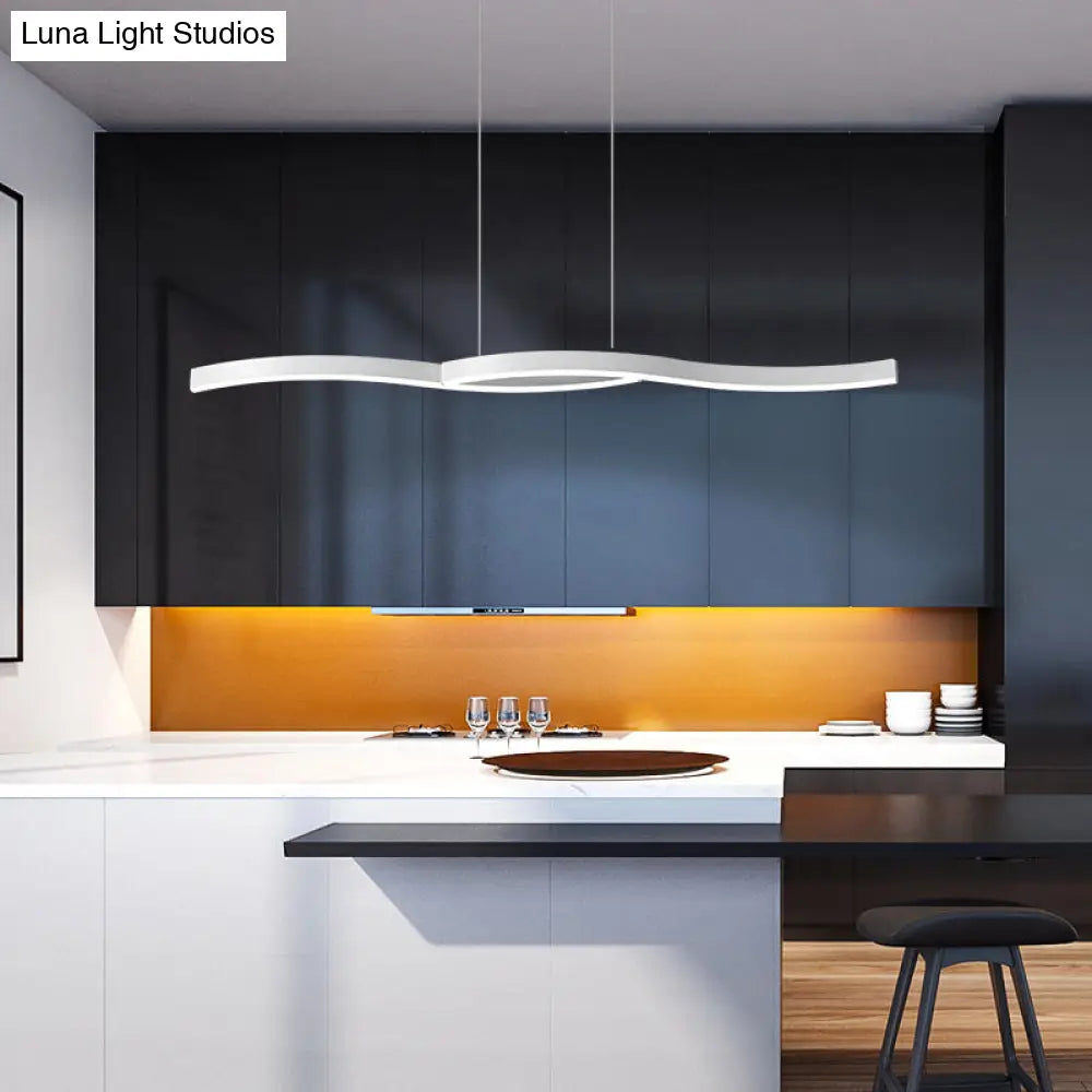 DecorBites™ Nahiya - Modern LED Hanging Light Fixture for Dining Room