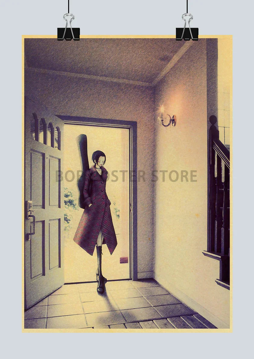 DecorBites™ NANA Anime Kraft Poster 2021 - Nostalgic Cafe Decor
