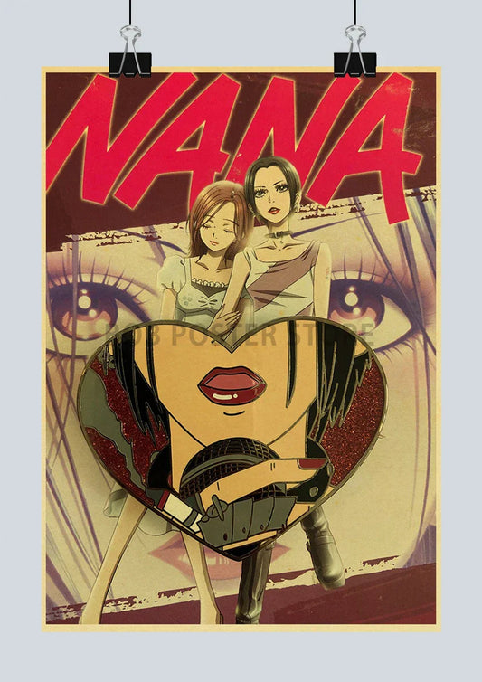 DecorBites™ NANA Anime Posters Retro Kraft Paper - 2021 Arrivals