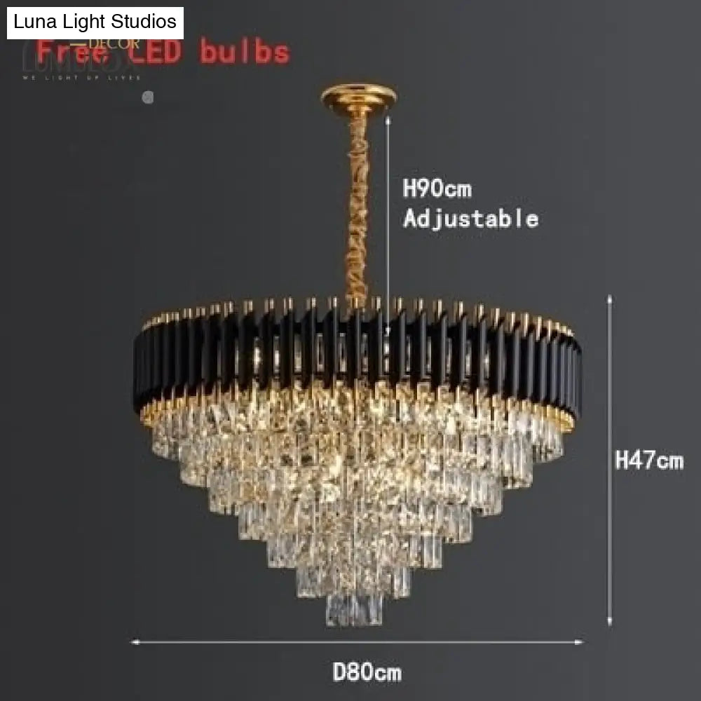 DecorBites™ Nebra-  Luxury K9 Crystal Chandeliers