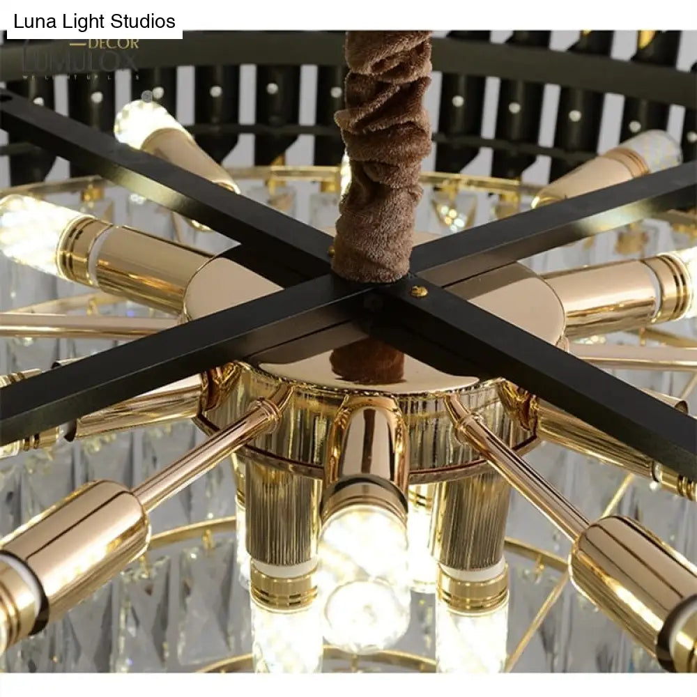 DecorBites™ Nebra-  Luxury K9 Crystal Chandeliers