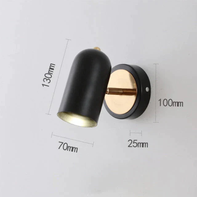 DecorBites™ Nell  Industrial LED Wall Sconce