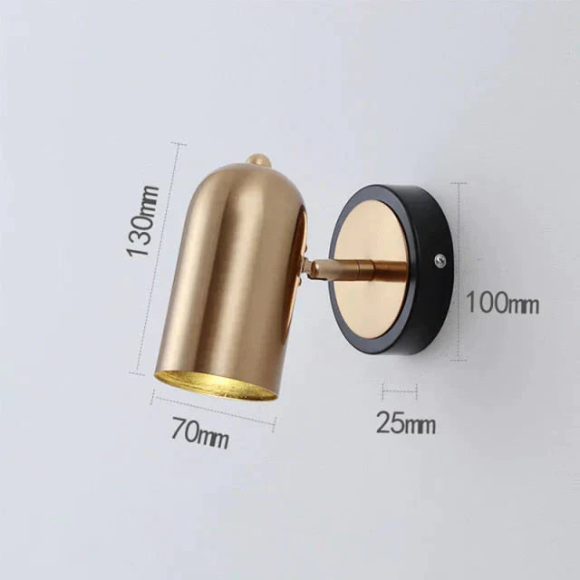 DecorBites™ Nell  Industrial LED Wall Sconce