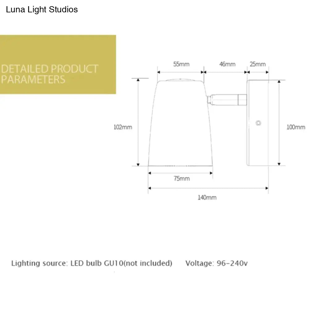 DecorBites™ Nell  Industrial LED Wall Sconce