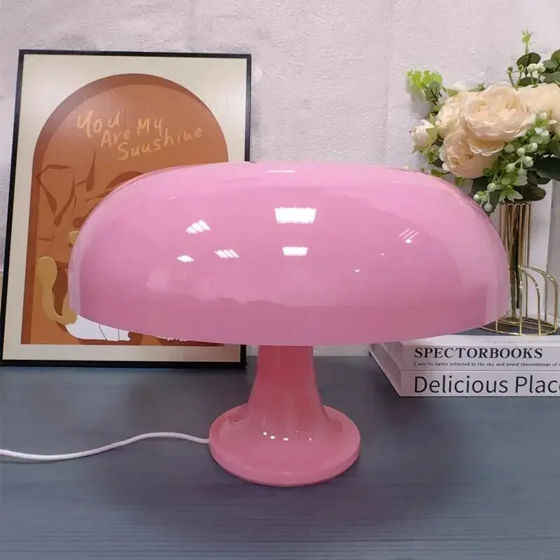 DecorBites™ New Led Mushroom Table Lamp for Hotel Bedroom Bedside Living Room Decoration Lighting Modern Minimalist Creativity Desk Lights