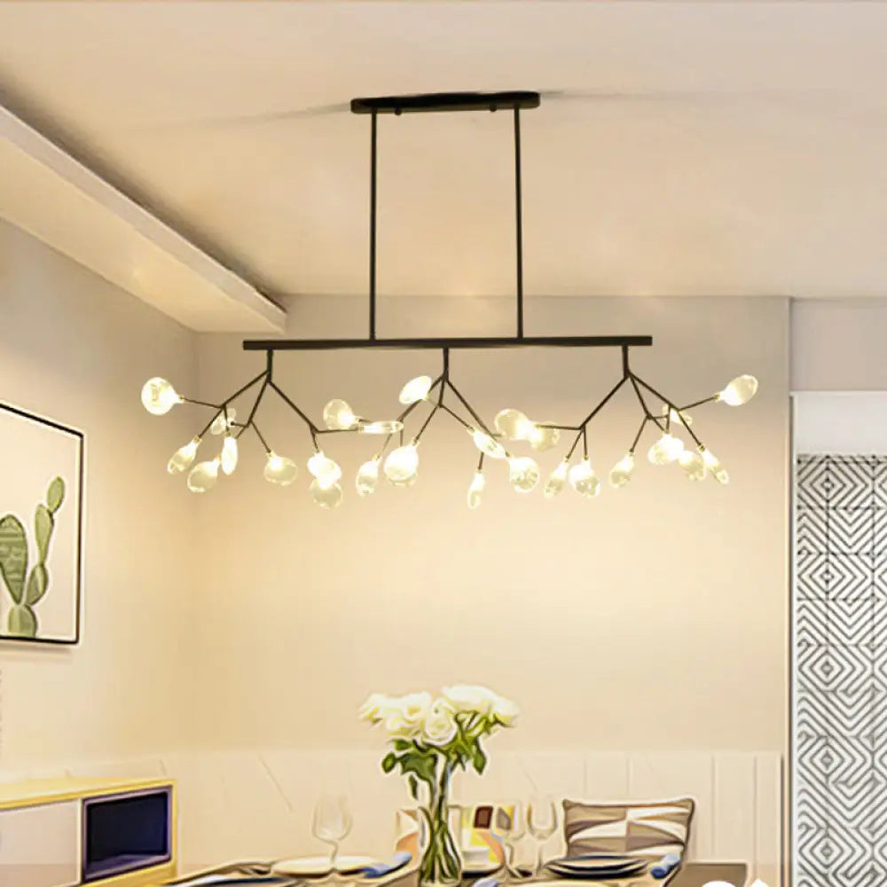 DecorBites™ Nordic 27-Light Tree Branch Glass Pendant Lamp for Dining Room - Island Ceiling Light