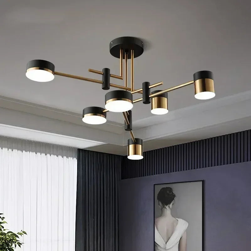 DecorBites™ Nordic Black Gold Pendant Light for Home Decor