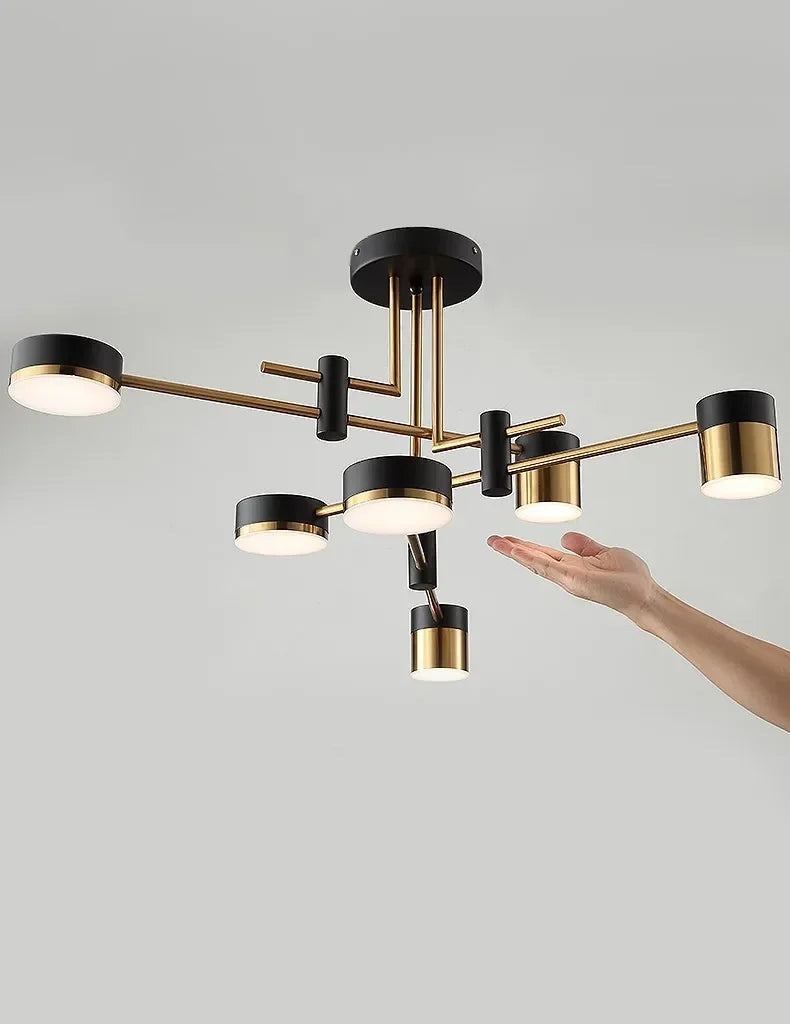 DecorBites™ Nordic Black Gold Pendant Light for Home Decor