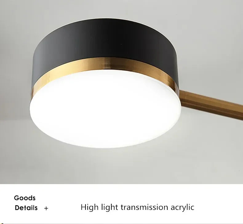 DecorBites™ Nordic Black Gold Pendant Light for Home Decor