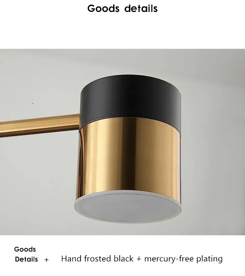 DecorBites™ Nordic Black Gold Pendant Light for Home Decor