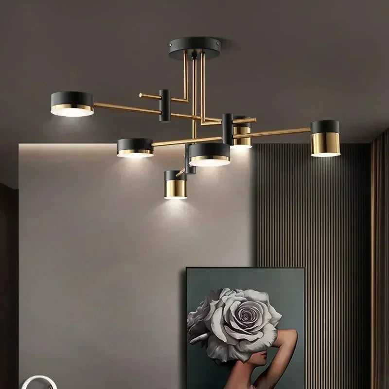 DecorBites™ Nordic Black Gold Pendant Light for Home Decor
