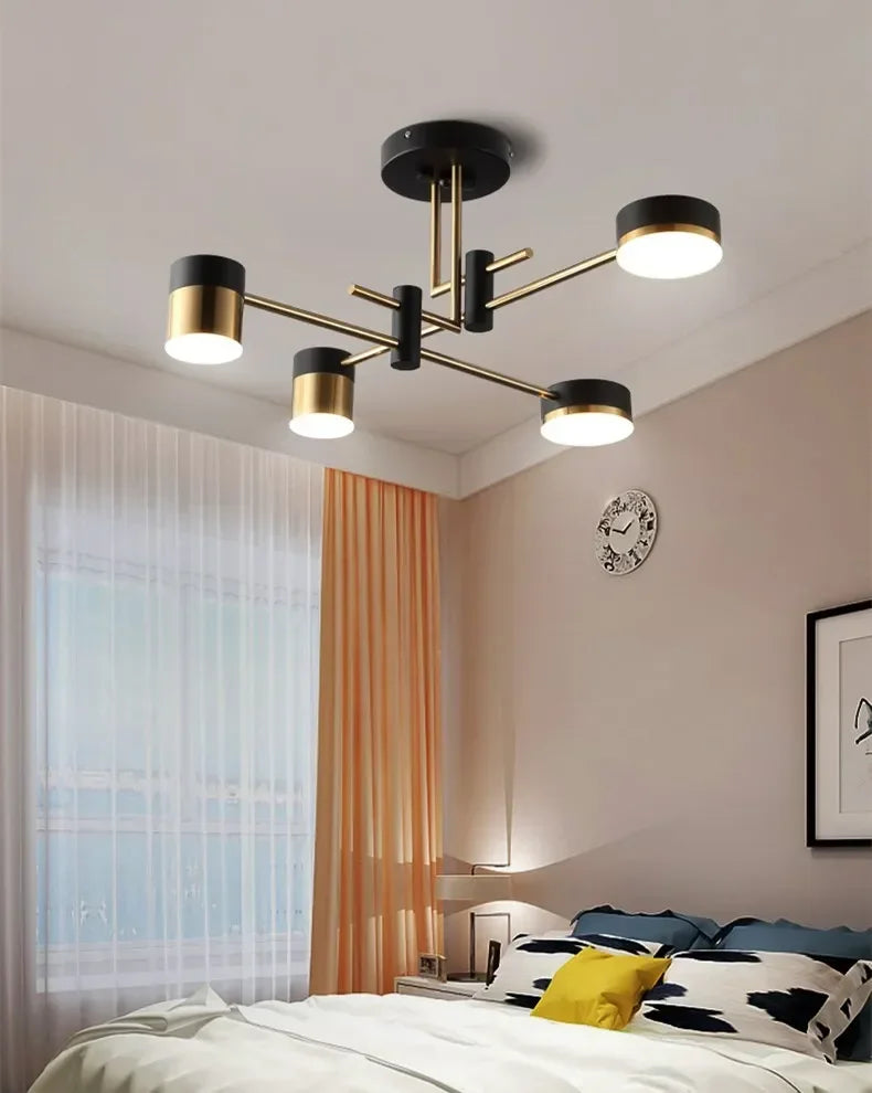 DecorBites™ Nordic Black Gold Pendant Light for Home Decor