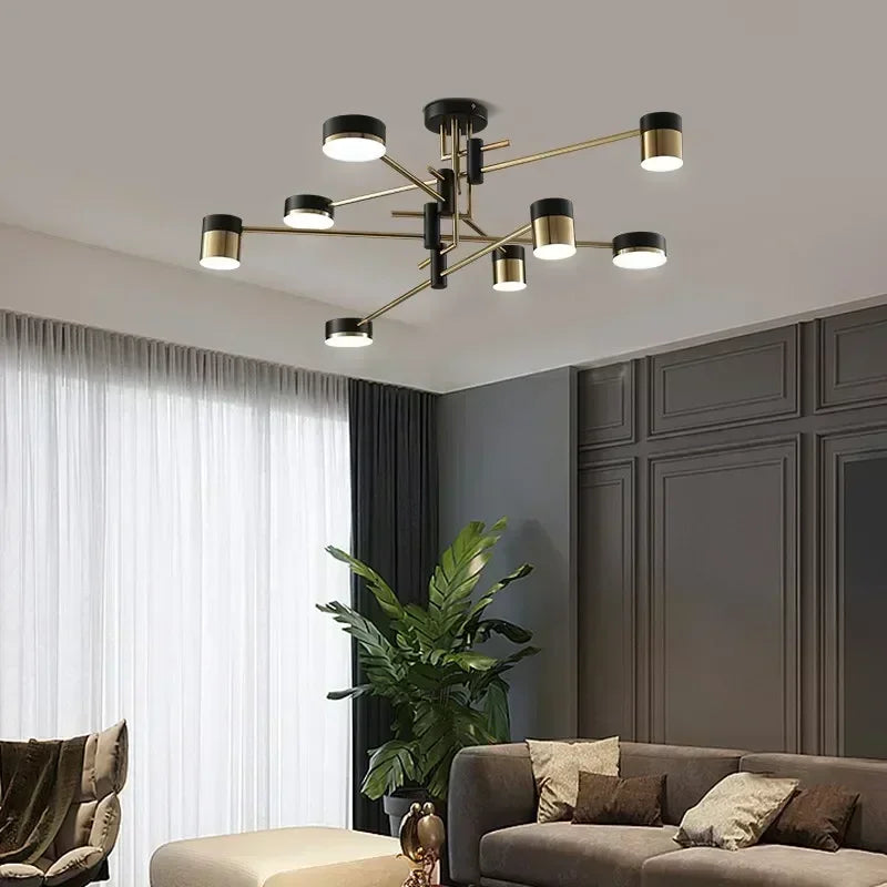 DecorBites™ Nordic Black Gold Pendant Light for Home Decor