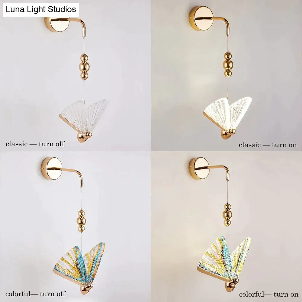 DecorBites™ Nordic Butterfly Led Wall Light for Bedroom