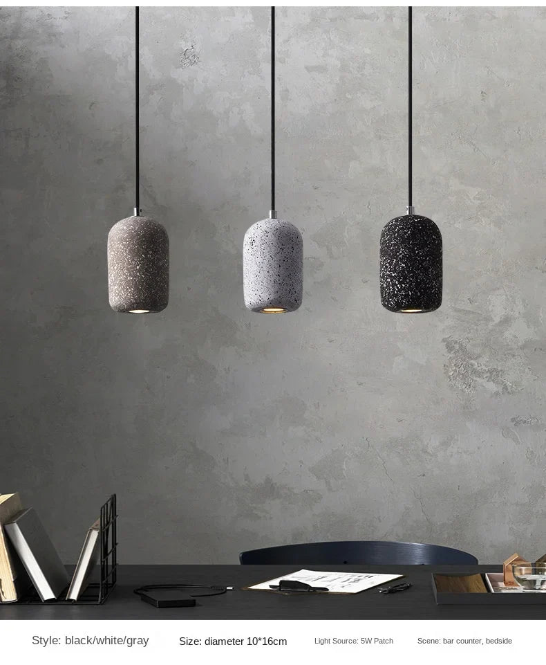 DecorBites™ Nordic Cement Pendant Lamp - Industrial Style Lighting