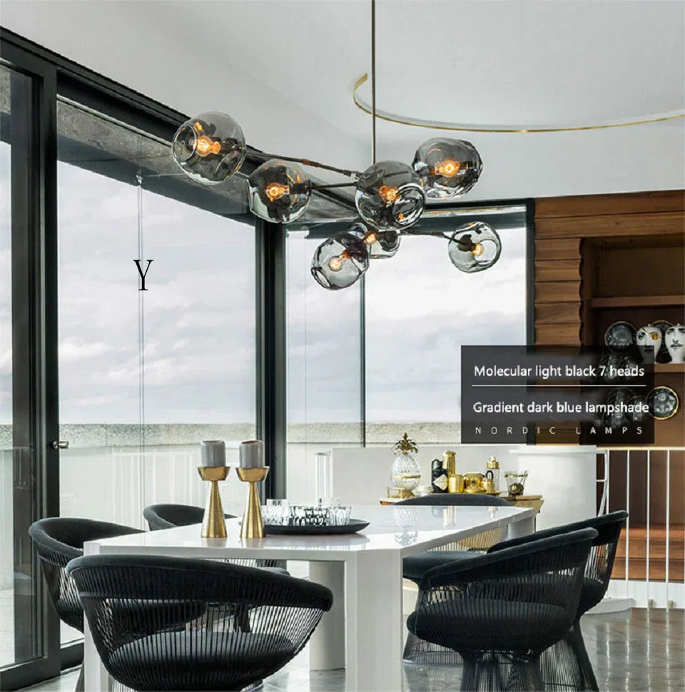 DecorBites™ Nordic Chandelier for Dining & Living Rooms