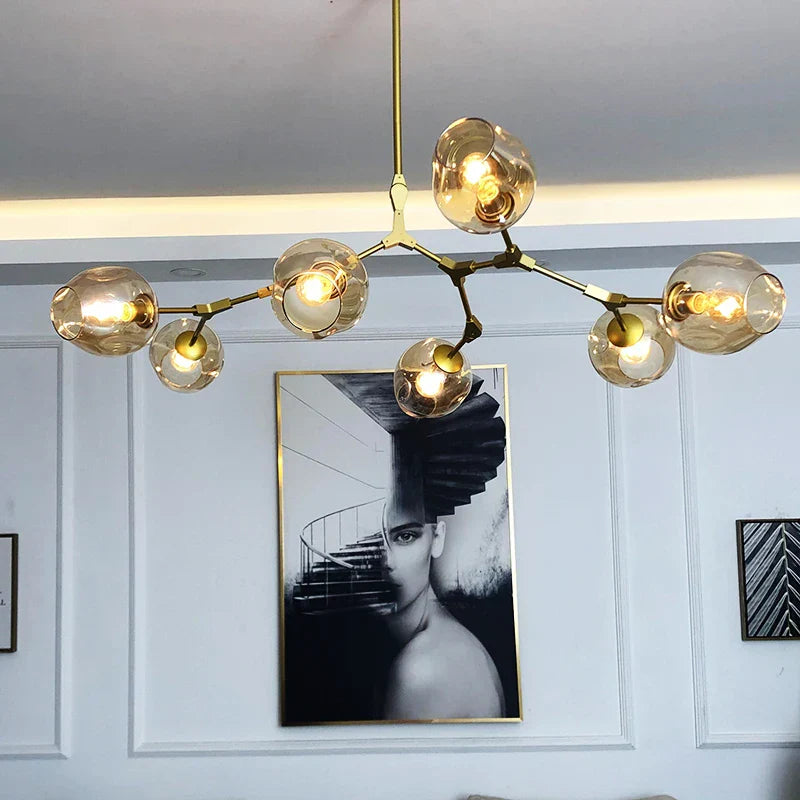 DecorBites™ Nordic Chandelier for Dining & Living Rooms
