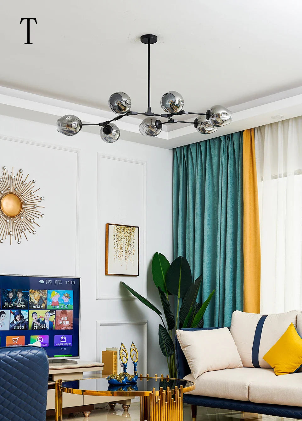 DecorBites™ Nordic Chandelier for Dining & Living Rooms