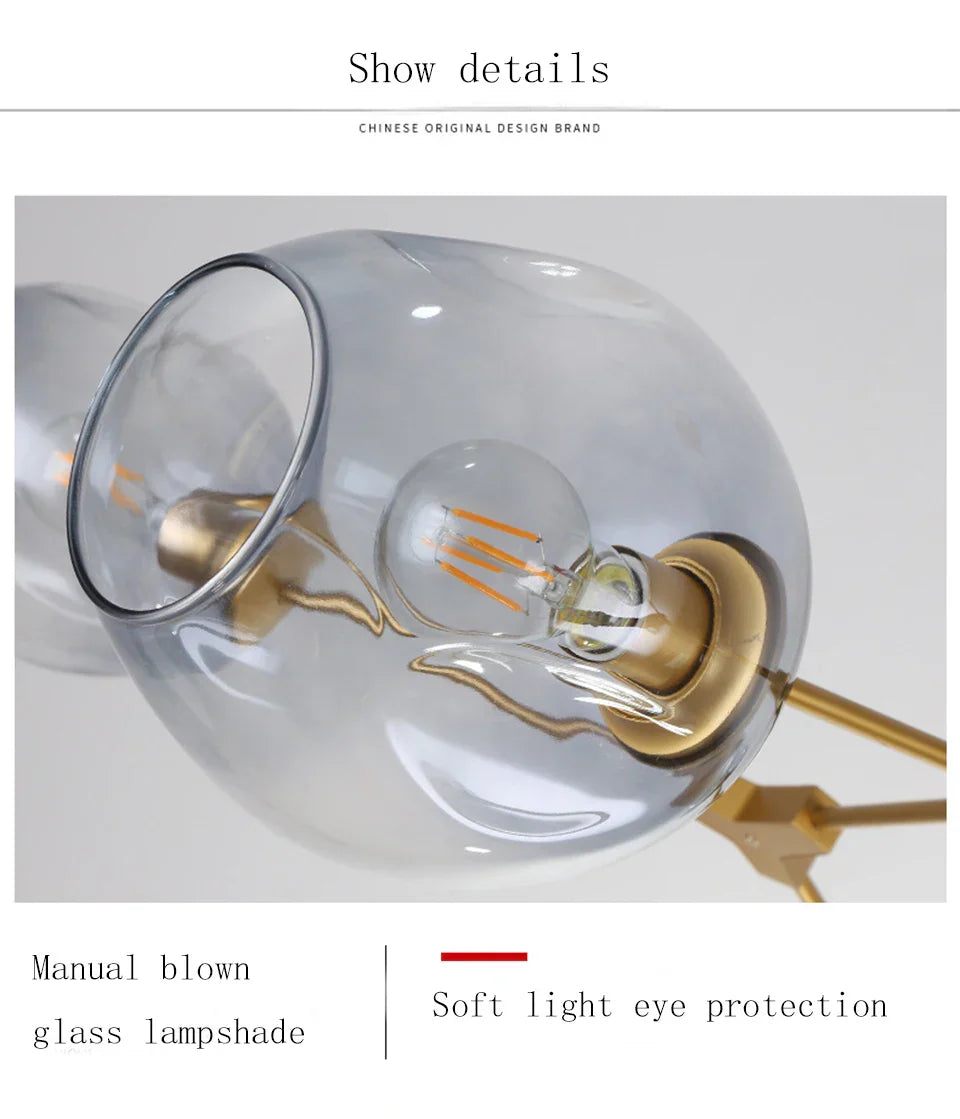 DecorBites™ Nordic Chandelier for Dining & Living Rooms