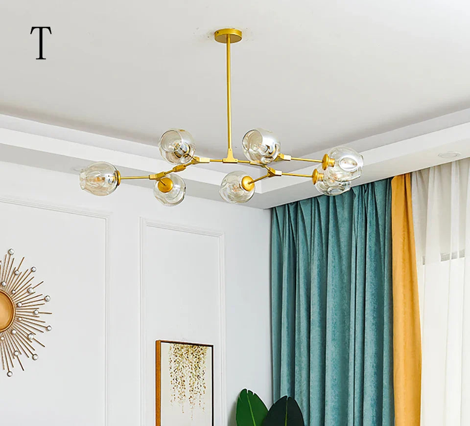 DecorBites™ Nordic Chandelier for Dining & Living Rooms