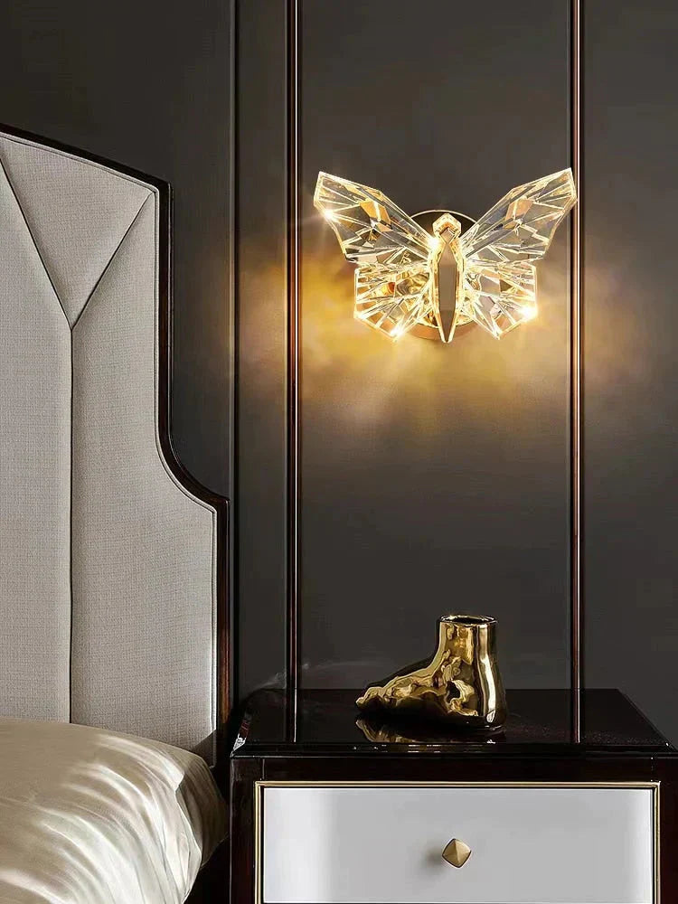 DecorBites™ Nordic Creative Luxury Butterfly wall lamp for Bedroom Living Room Lighting