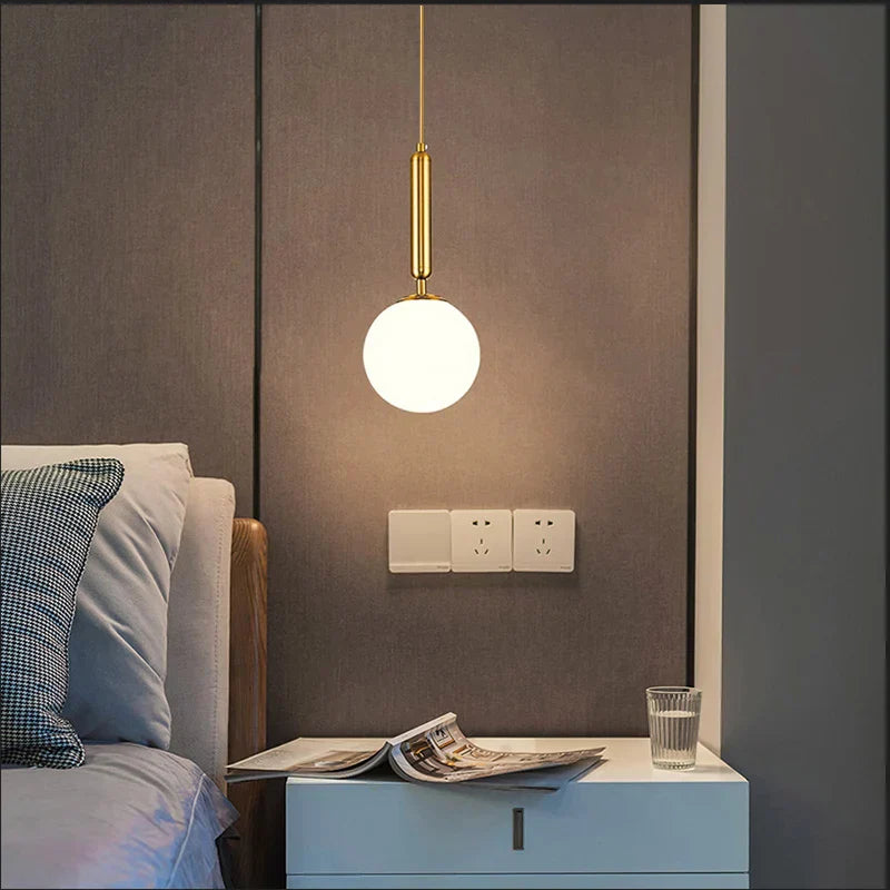 DecorBites™ Nordic Glass Ball Pendant Light - Modern Decor