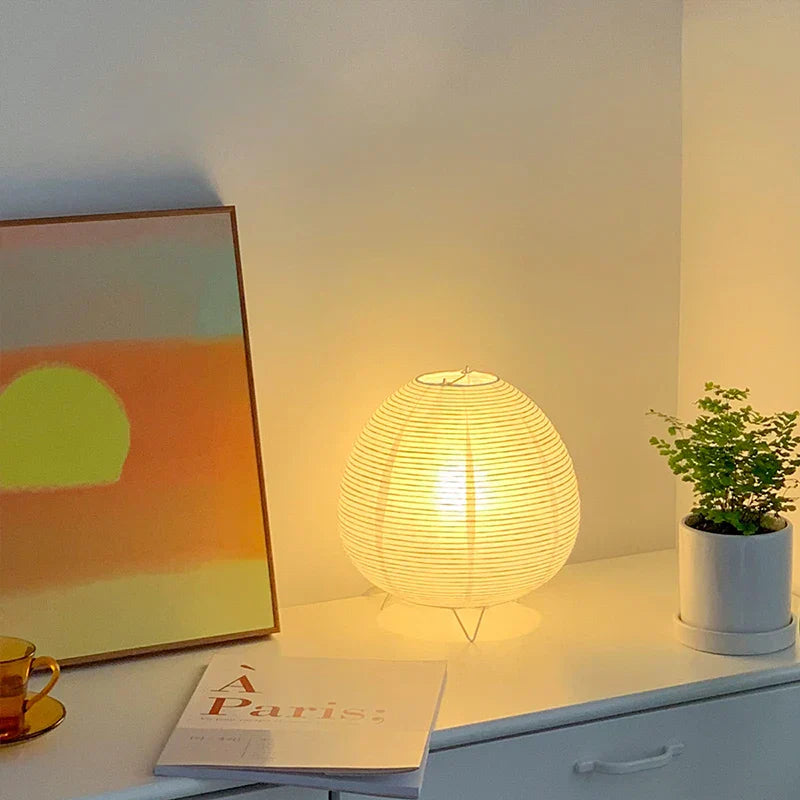 DecorBites™ Nordic LED Table Lamp Interior Lighting Wabi Sabi Style Table Light Bedside Bedroom Living Study Home Decoration Desk Lamps