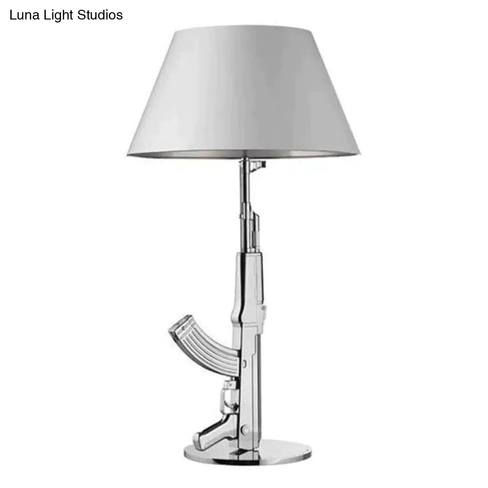 DecorBites™ Nordic Modern AK47 Gun_Lounge Silvery Gold Lustre Bedroom Lamp LED Floor Lamps Kids Children Room Fixtures Home Loft Decor
