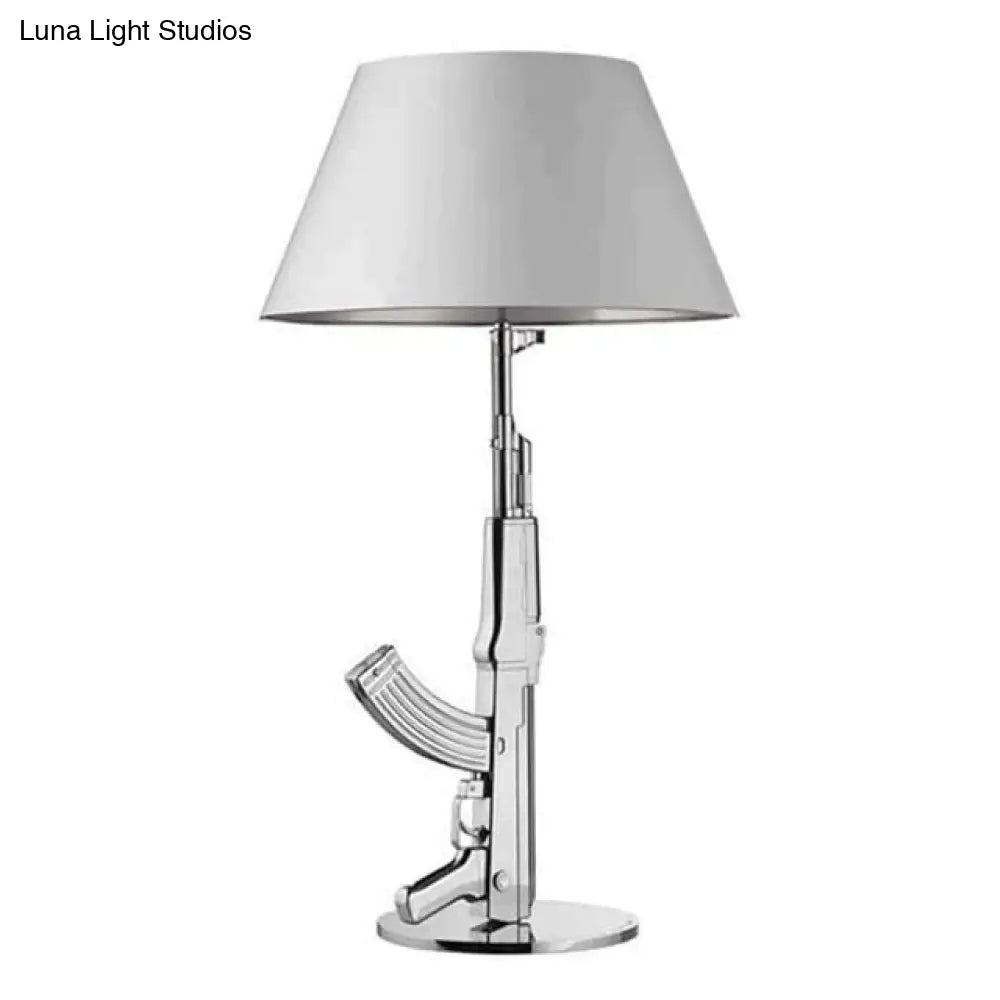 DecorBites™ Nordic Modern AK47 Gun_Lounge Silvery Gold Lustre Bedroom Lamp LED Floor Lamps Kids Children Room Fixtures Home Loft Decor