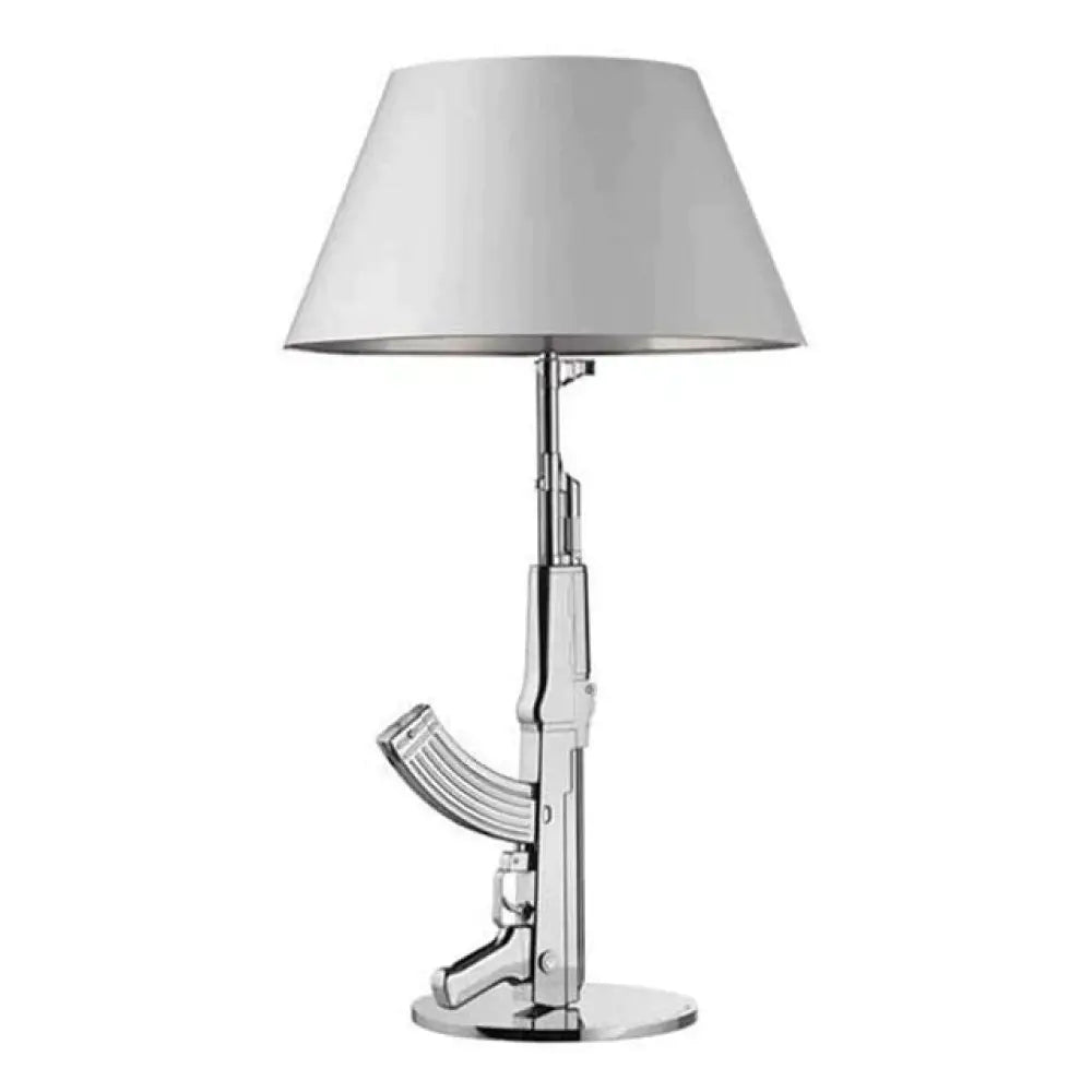 DecorBites™ Nordic Modern AK47 Gun_Lounge Silvery Gold Lustre Bedroom Lamp LED Floor Lamps Kids Children Room Fixtures Home Loft Decor