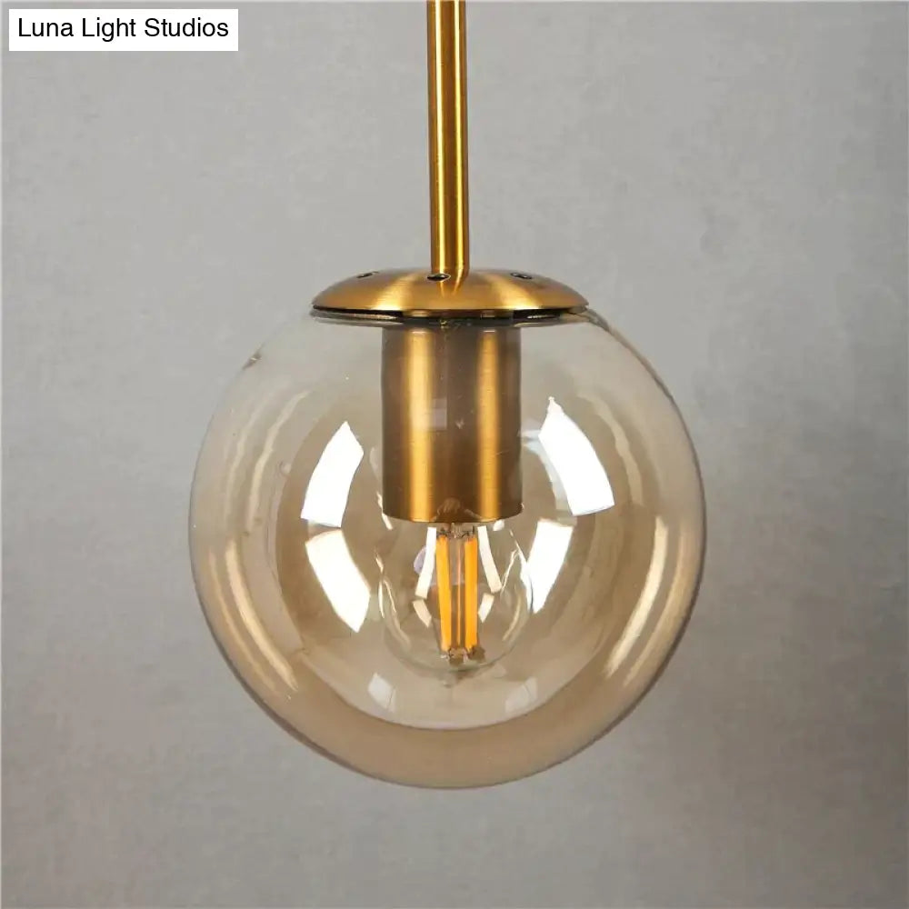 DecorBites™ Nordic Retro Modern Glass Ball Wall Lamps for Bedside Living Room Corridor Staircase Lighting