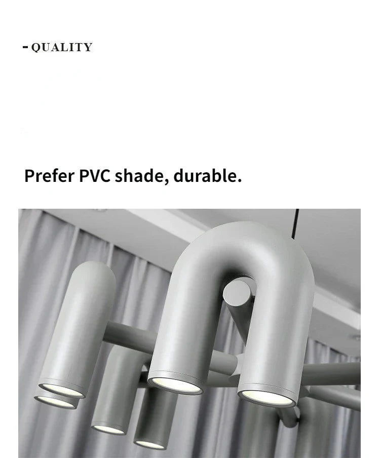 DecorBites™ Nordic U Shape LED Ceiling Chandelier