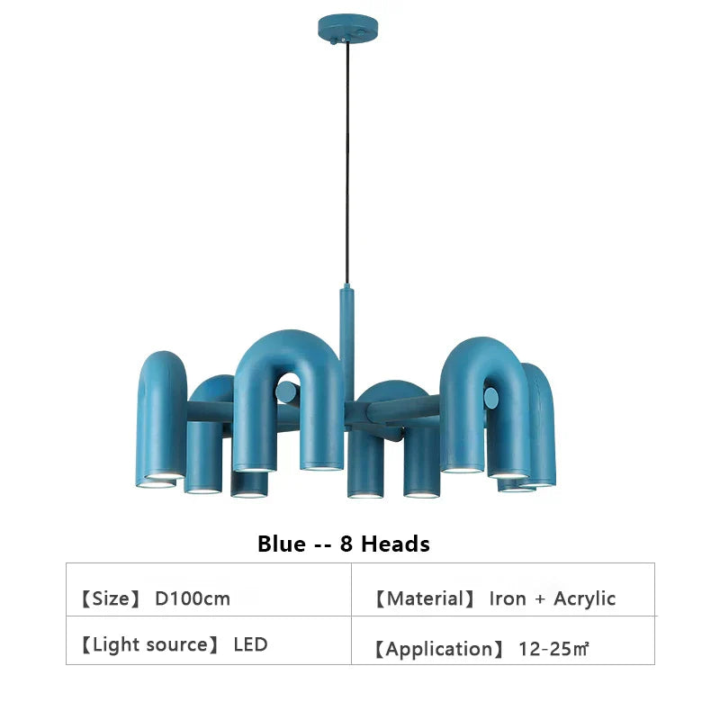 DecorBites™ Nordic U Shape LED Ceiling Chandelier