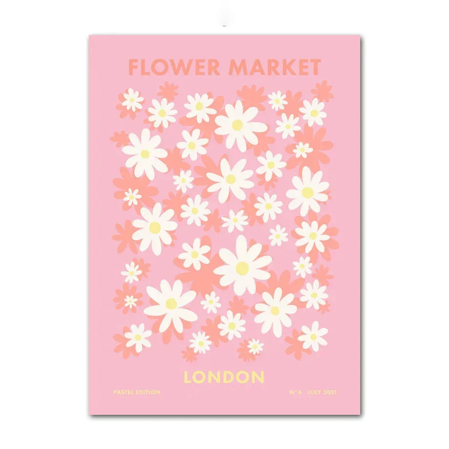 DecorBites™ Pastel Purple Abstract Wall Art Print