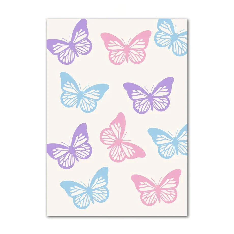 DecorBites™ Pastel Purple Abstract Wall Art Print