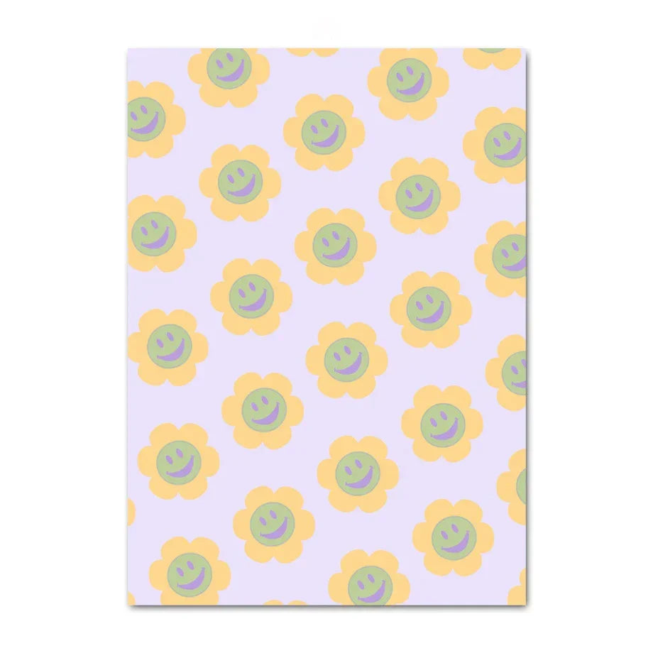 DecorBites™ Pastel Purple Abstract Wall Art Print