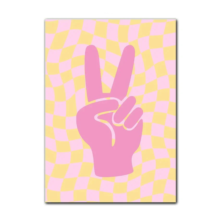 DecorBites™ Pastel Purple Abstract Wall Art Print