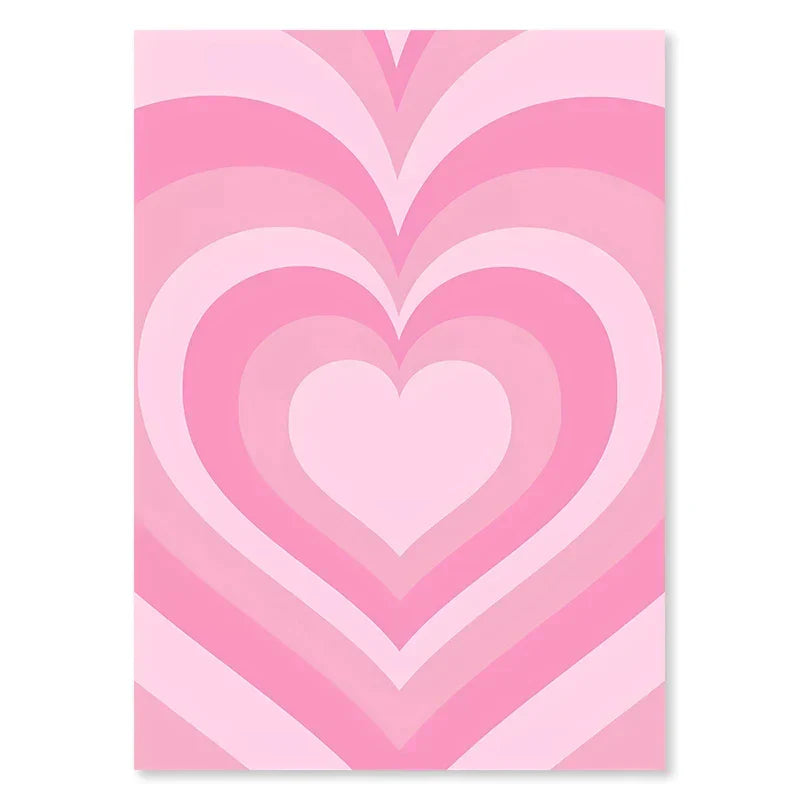 DecorBites™ Pastel Wall Art Poster Print - Abstract Danish Flower