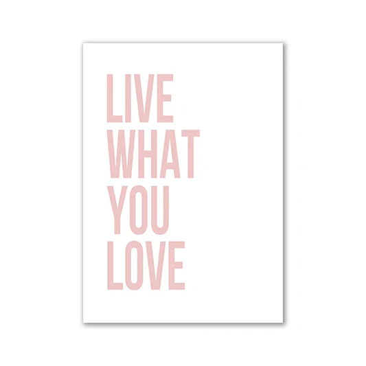 DecorBites™ Pink Aesthetic Wall Art Set for Girl's Bedroom