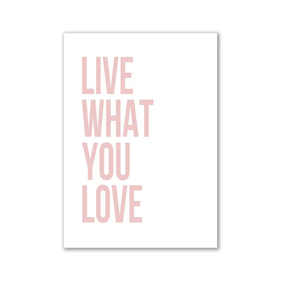 DecorBites™ Pink Aesthetic Wall Art Set for Girl's Modern Bedroom