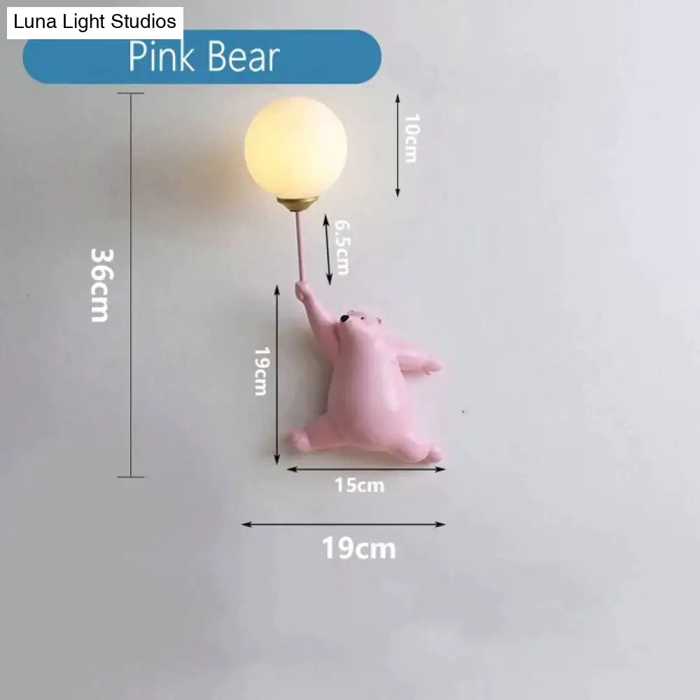 DecorBites™ Pink Girl Wall Lamp for Princess Room Girls Room