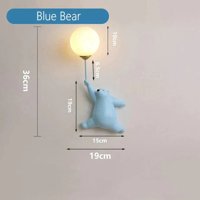 DecorBites™ Pink Girl Wall Lamp for Princess Room Girls Room