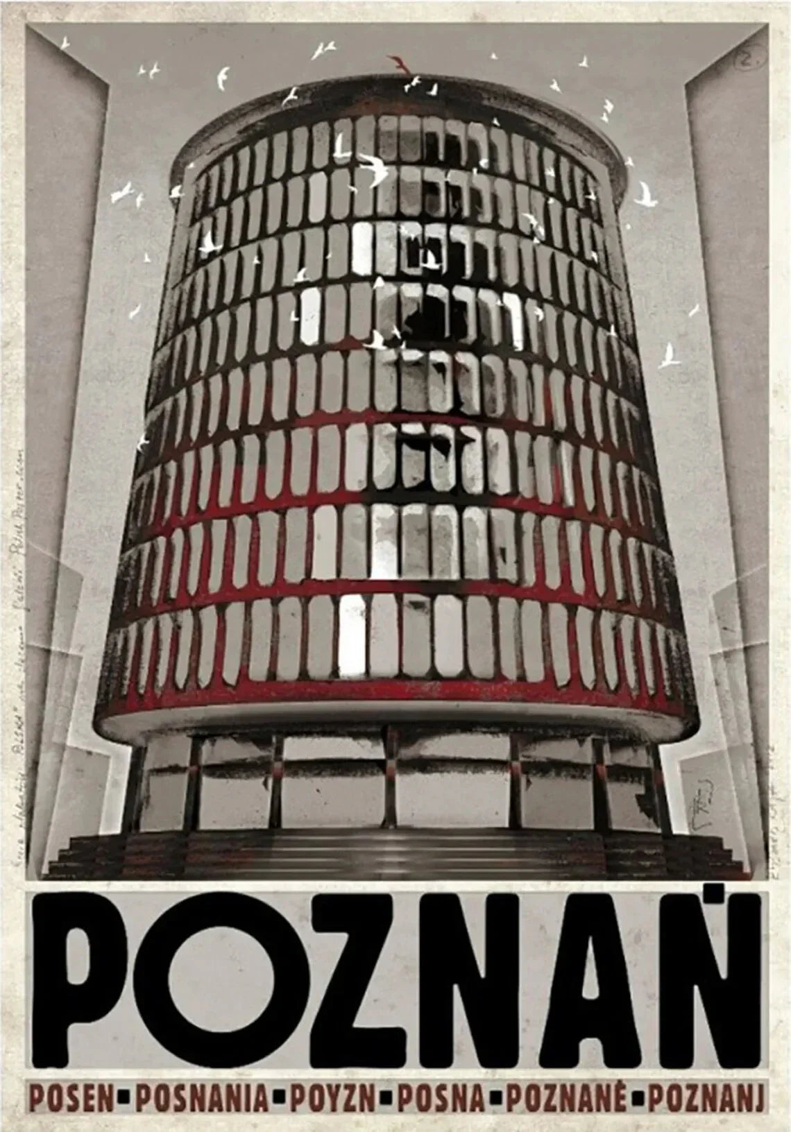 DecorBites™ Poland City Landmarks Canvas Wall Art