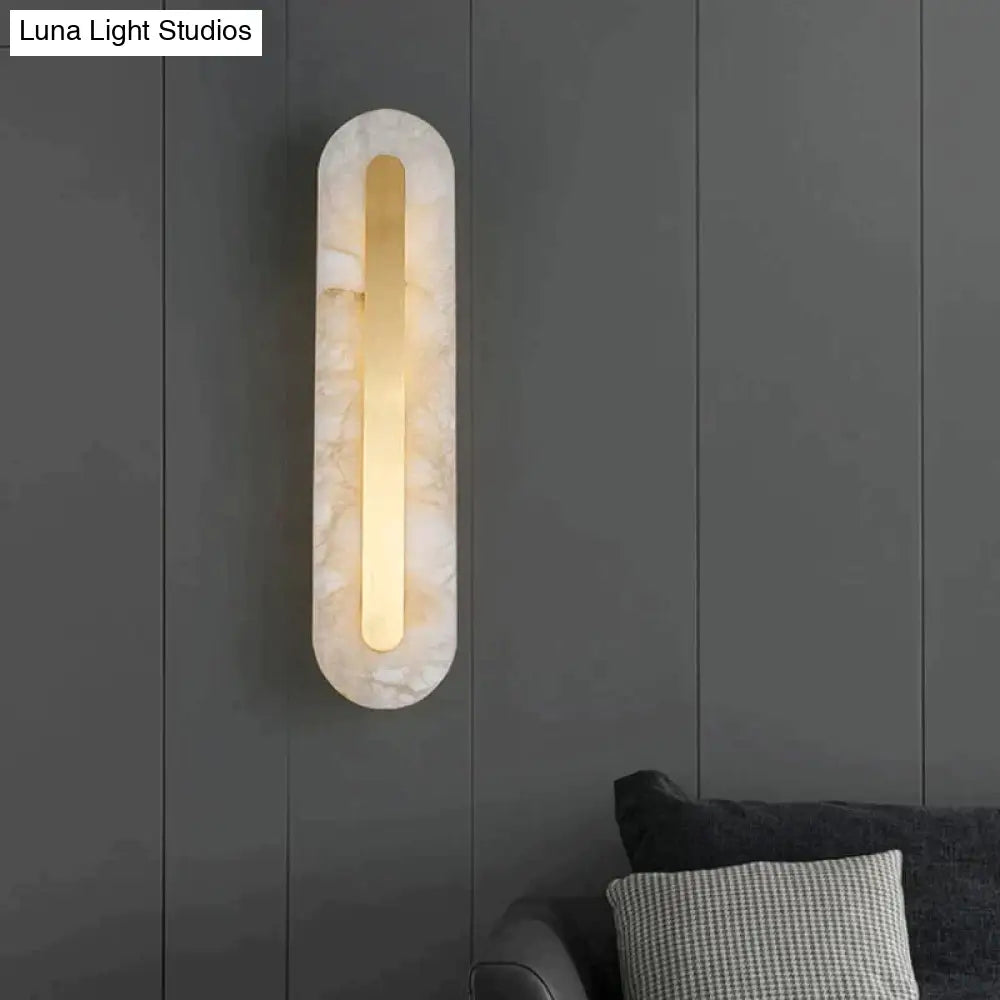 DecorBites™ Postmodern Luxury Copper Marble Wall Lamp in Gold shade For Living Room Restaurant Bedroom Indoor Wall Lamp